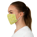Daffodil Dots - Fabric Face Mask