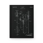 Arrowhead Patent (Black) - Hardcover Journal Matte