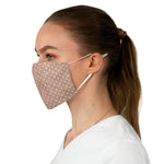 Beige Watercolor Dots - Fabric Face Mask