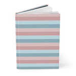 Pink & Blue Rose Gold (12) - Hardcover Journal Matte