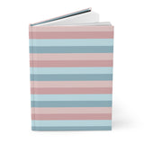 Pink & Blue Rose Gold (12) - Hardcover Journal Matte