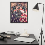 No One Is Taking My Guns - Framed poster