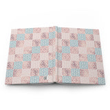 Pink & Blue Rose Gold (9) - Hardcover Journal Matte