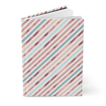 Pink & Blue Rose Gold (6) - Hardcover Journal Matte