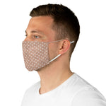 Beige Watercolor Dots - Fabric Face Mask