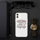 Sarcasm is My Love Language - iPhone Case