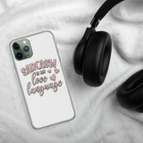 Sarcasm is My Love Language - iPhone Case