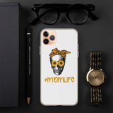 Mom Life Skull & Sunflowers - iPhone Case