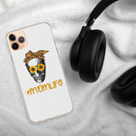 Mom Life Skull & Sunflowers - iPhone Case