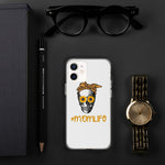 Mom Life Skull & Sunflowers - iPhone Case