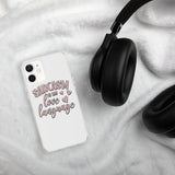 Sarcasm is My Love Language - iPhone Case