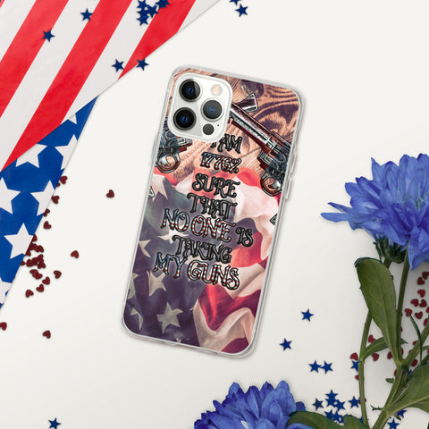 No One Is Taking My Guns - iPhone Case