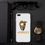 Mom Life Skull & Sunflowers - iPhone Case