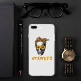 Mom Life Skull & Sunflowers - iPhone Case