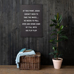 Flip Flop Letter Board - Canvas