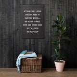 Flip Flop Letter Board - Canvas