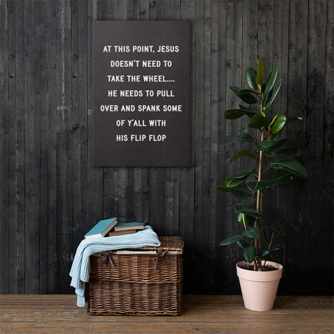 Flip Flop Letter Board - Canvas
