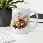 Floral Baseball Mom - Mug