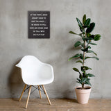 Flip Flop Letter Board - Canvas