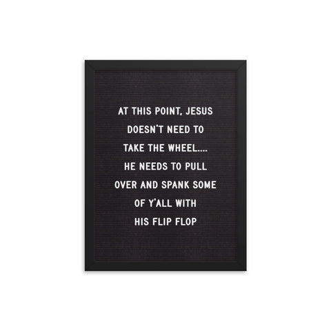 Flip Flop - Framed photo paper poster
