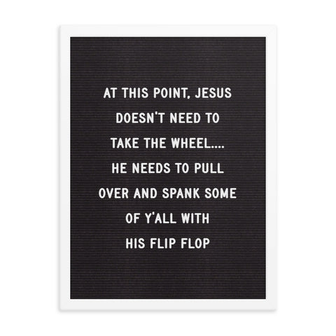 Flip Flop - Framed poster