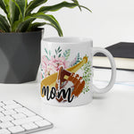 Floral Baseball Mom - Mug