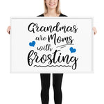 Grandmas (Blue) - Framed poster