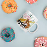 Floral Baseball Mom - Mug