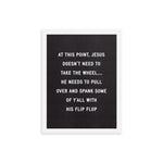 Flip Flop - Framed poster