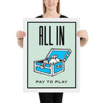 All In - Framed poster
