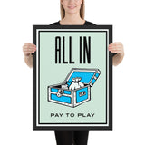 All In - Framed poster