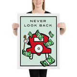 Never Look Back - Framed poster