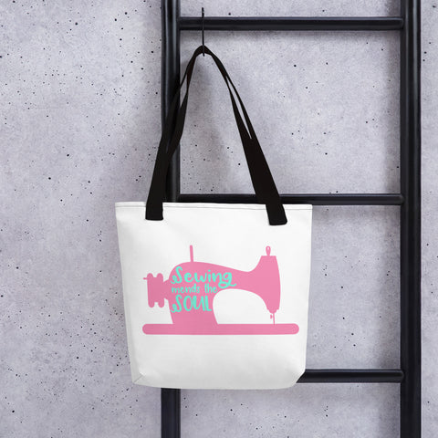 Sewing Mends The Soul - Tote bag